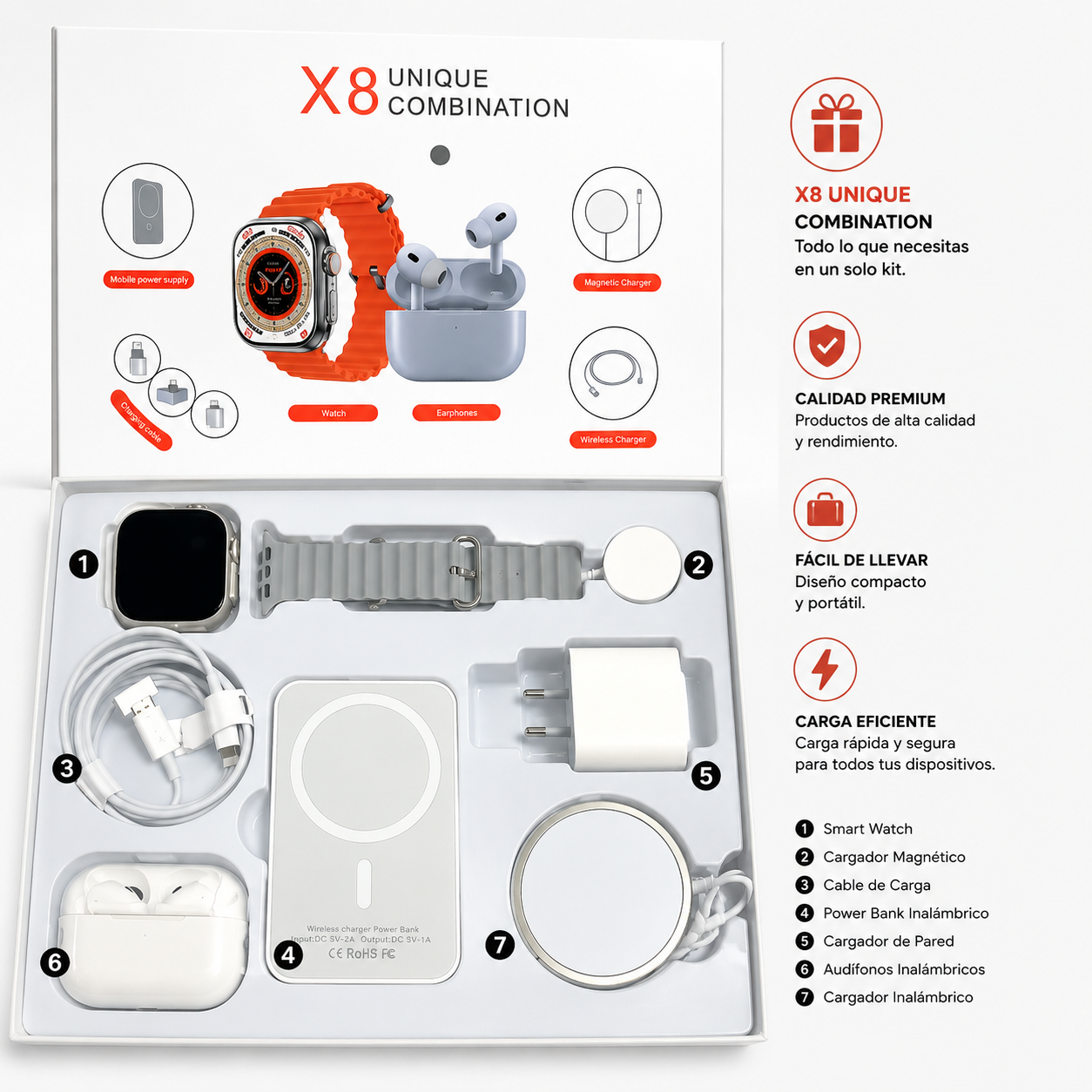 RELOJ SMART WATCH X8