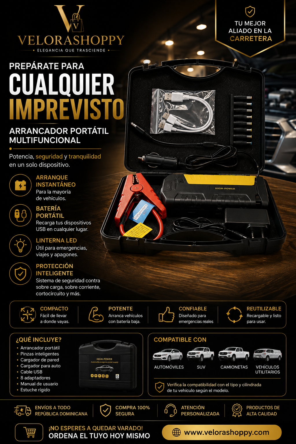 Jumpers de 68,000 mil mah